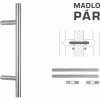 Madlo na dvere FT - MADLO kód K10 Ø 30 mm UN pár NEM - nerez matná (F60) | MP-KOVANIA.sk
