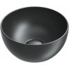 Catalano Sfera umývadlo 32x32 cm okrúhly pultové umývadlo čierna 0523320022