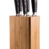 G21 Sada nožů Gourmet Stone 5 ks + bambusový blok 6002238 | cena za ks