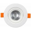Výklopné podhľadové bodové LED 7 W kruh denné 9 cm