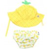 Zoocchini UV Set klobúčik a plavky - ananás, 6-12m Veľkosť: 6-12m