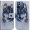 Peňaženkové puzdro na Xiaomi Redmi 12C - Colored Drawing - White Wolf