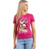 PitBull West Coast dámske tričko Sunglasses rapsberry Farba: ružová, Veľkosti dámske: S