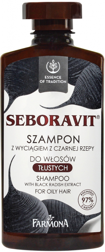 Farmona Seboravit šampón pre mastné vlasy a vlasovú pokožku Black Radish Extract 330 ml