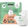 Moomin Baby 6 Maxi 12–24 kg (34 ks), eko plienky