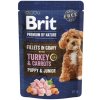 Brit Kap.Brit Premium by Nature Dog Puppy&Junior Fillets in Gravy with Turkey&Carrots 85g