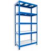 Kovový regál do špajze Biedrax 45 x 90 x 180 cm, modrý - 5 políc pozink