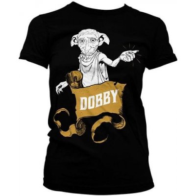 A.B. Dámské tričko Harry Potter domácí skřítek Dobby černé