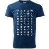 FOR TRAVEL - slovník na cestovanie - Klasické pánske tričko vyššej gramáže - 2XL ( Polnočná modrá )