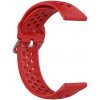 SmartFit Športový silikónový remienok k hodinkám /červený/šírka 22mm/ 661027
