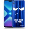 Picasee silikónový prehľadný obal pre Honor 8X - Nesiahajte mi na telefón