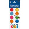 ICO Kreatívne detské vodové farby 12ks 28mm