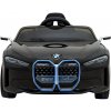 Auto BMW i4 na akumulátor pre deti biele – Čierne