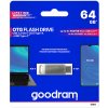 Goodram USB flash disk, USB 3.0, 64GB, ODA3, strieborný, ODA3-0640S0R11, USB A / USB C, s otočnou krytkou