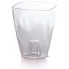 PROSPERPLAST Kvetináč COUBI ORCHID hranatý transparentný 13,2cm