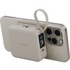 ENERGEA MagPac Mini Plus MagSafe powerbanka s káblom, 10000mAh, béžová 8885020102321