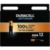 Duracell - optimum 200 alkaline battery aaa lr03 12 unit