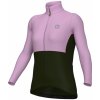 ALÉ Cyklistický dres s dlhým rukávom zimný - OFF ROAD - GRAVEL DUAL - fialová XS