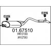 Koncový tlmič výfuku MTS 01.67510