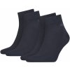 CALVIN KLEIN - pánske ponožky 2PACK quarter navy logo CK-39-42