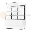 Chladiaca cukrárska vitrína, biely vnútrajšok, 900x690x1300 mm | RESTO QUALITY, Dolce Visione Basic 900 W1 Bianco