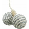 Trixie Dvojita lopta z materialu sisal s von. maty 4,5 cm
