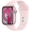 Apple Watch S9 GPS 45mm Pink Alu Case w Light Pink Sport Band - M/L mr9h3qc/a