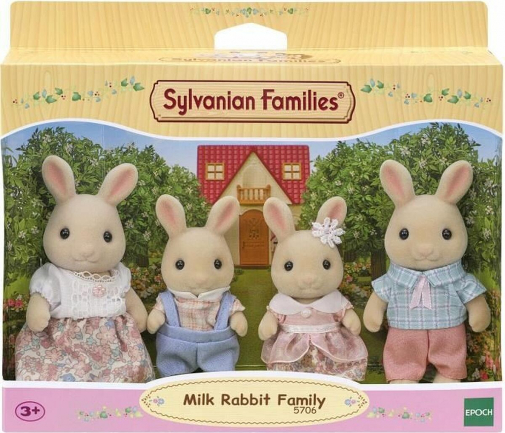 Sylvanian family Rodina mliečnych králikov