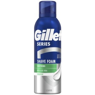Gillette Series Sensitive pena na holenie pre citlivú pokožku 200 ml pre mužov