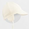 Detská bavlnená čiapočka so šiltom New Baby Casually dressed cream - 80/86