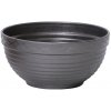 kvetináč 26cm MISA DMS06-S442 grafit plastový PROSPERPLAST