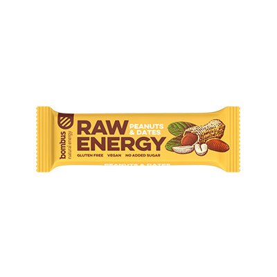 Bombus Raw Energy 50 g peanuts dates