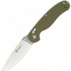 Ganzo Knife D727M-GR D2 všestranný vreckový nôž 8,9 cm, šedá, zelená, G10