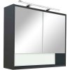 Horná zrkadlová skrinka Luna 80, antracitová