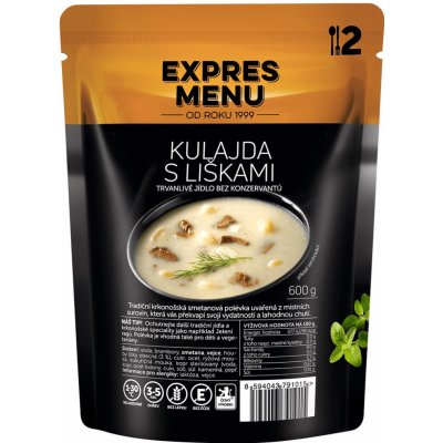 Expres menu Kulajda s líškami 2 porcie 600 g