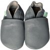Hopi Hop kožené capáčky Barefoot tmavosivé