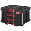 Milwaukee 4932472130 - Kompaktný systémový organizér Packout™ box s 3 zásuvkami