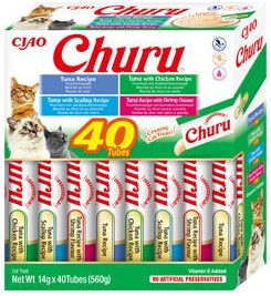 Churu Cat BOX Tuna Seafood Variety 40 x 40 g