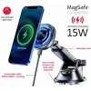 Swissten magnetický držiak do auta s bezdrôtovým nabíjaním (MagSafe), 15W 65010610
