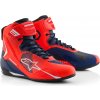 Boty FASTER-4 MM93 kolekce, ALPINESTARS (červená fluo/modrá/bílá, vel. 45)