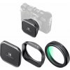 K&F Sada 3 v 1 UV Nano-X filtrů, krytka a clona pro FujiFilm X100 X100S X100V / SKU:2335
