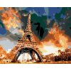 zuty Maľovanie podľa čísel - Eiffelova veža, 50x40 cm, bez rámu a bez vypnutia plátna (8596530021360)