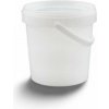 Kinekus Vedro plastové 1,15l, potravinárske, okrúhle, biele, s vekom