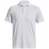 Pánske golfové tričko Under Armour Playoff 3.0 Scatterdot Printed XXL Biela/Ružová