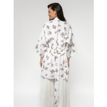 Kabátik zo 100% ľanu s opaskom