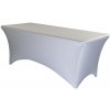 TENTino Elastický poťah EXTREME na skladací stôl 150-152x76 cm VIAC FARIEB Farba obrusu: SVETLOŠEDÁ / SILVER