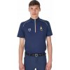Tričko pánske Equestro X FISE, navy Veľkosť: M