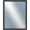 DANTIK - Zrkadlo v rámu, rozmer s rámom 40x50 cm z lišty Inclinata colori čierna (3132)