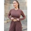 Cute Top BROWN Veľkosť: L
