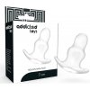 Addicted Toys Small Hollow Tunnel Butt Plug - 7cm Translucent - Análny Kolík